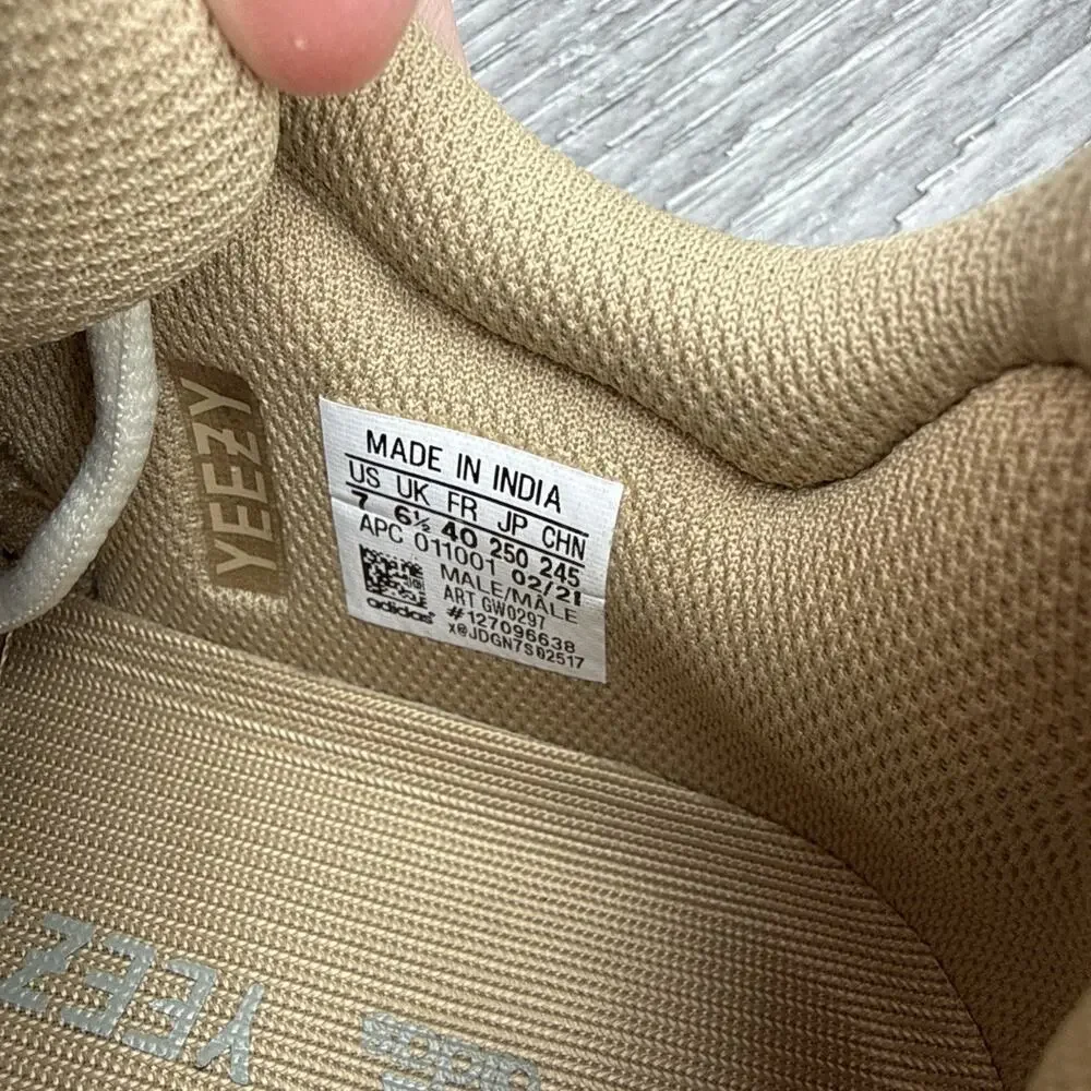 Adidas Yeezy Men's Enflame Orange Tan/Orange/Black/Blue *NO BOX*